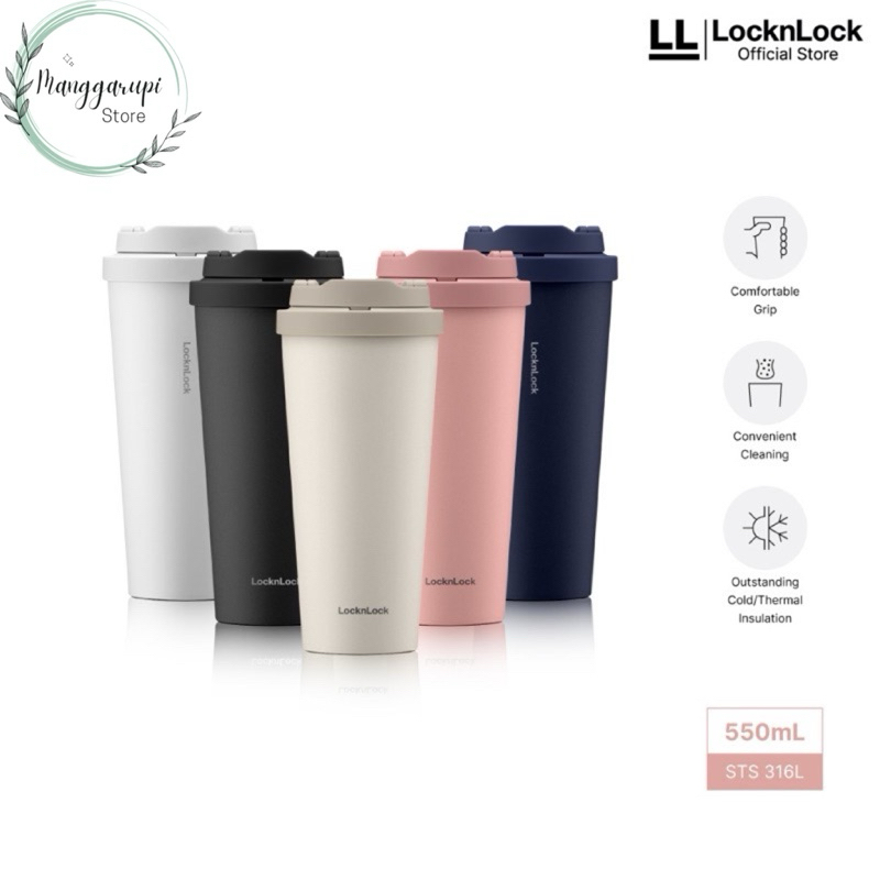 Lock n Lock Energetic One Touch Clip Tumbler 550ML