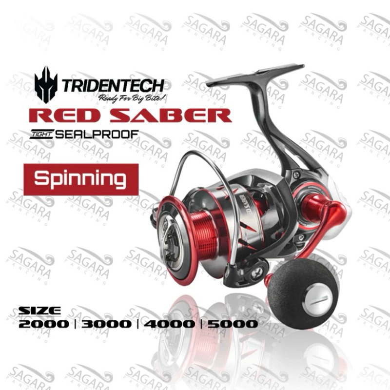 REEL SPINNING TRIDENTECH RED SABER 2000-5000