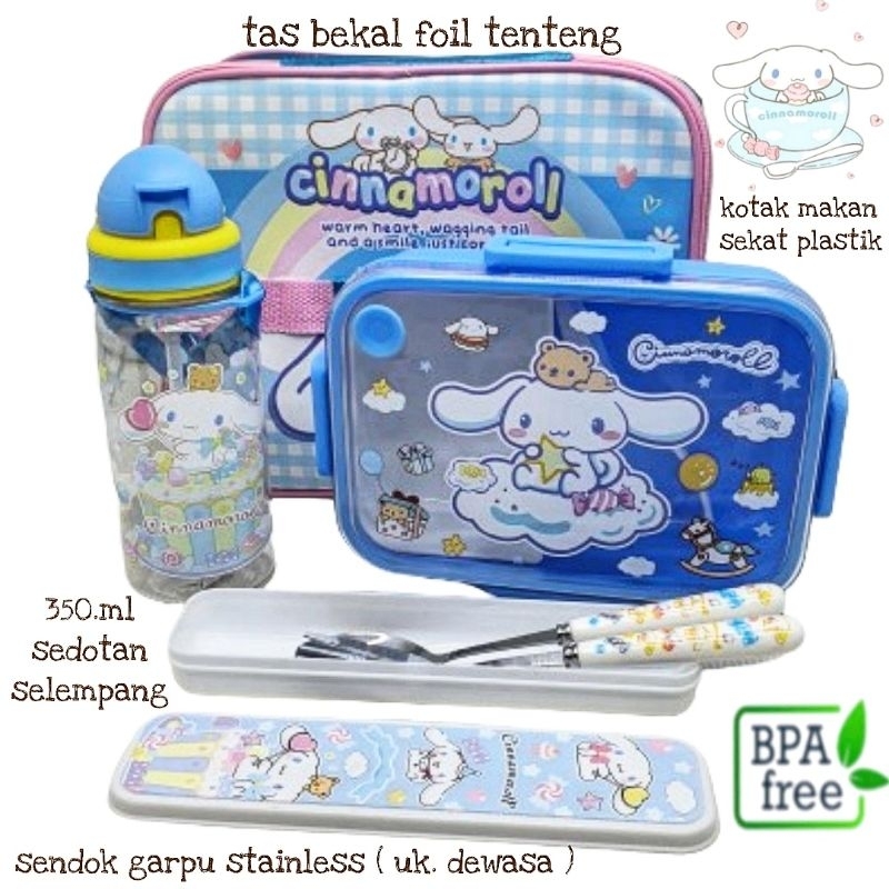 set bekal cinnamoroll