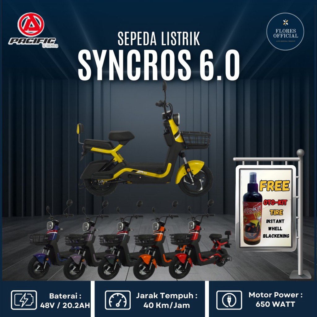 Sepeda Listrik Pacific Exotic Syncros 6.0 Garansi