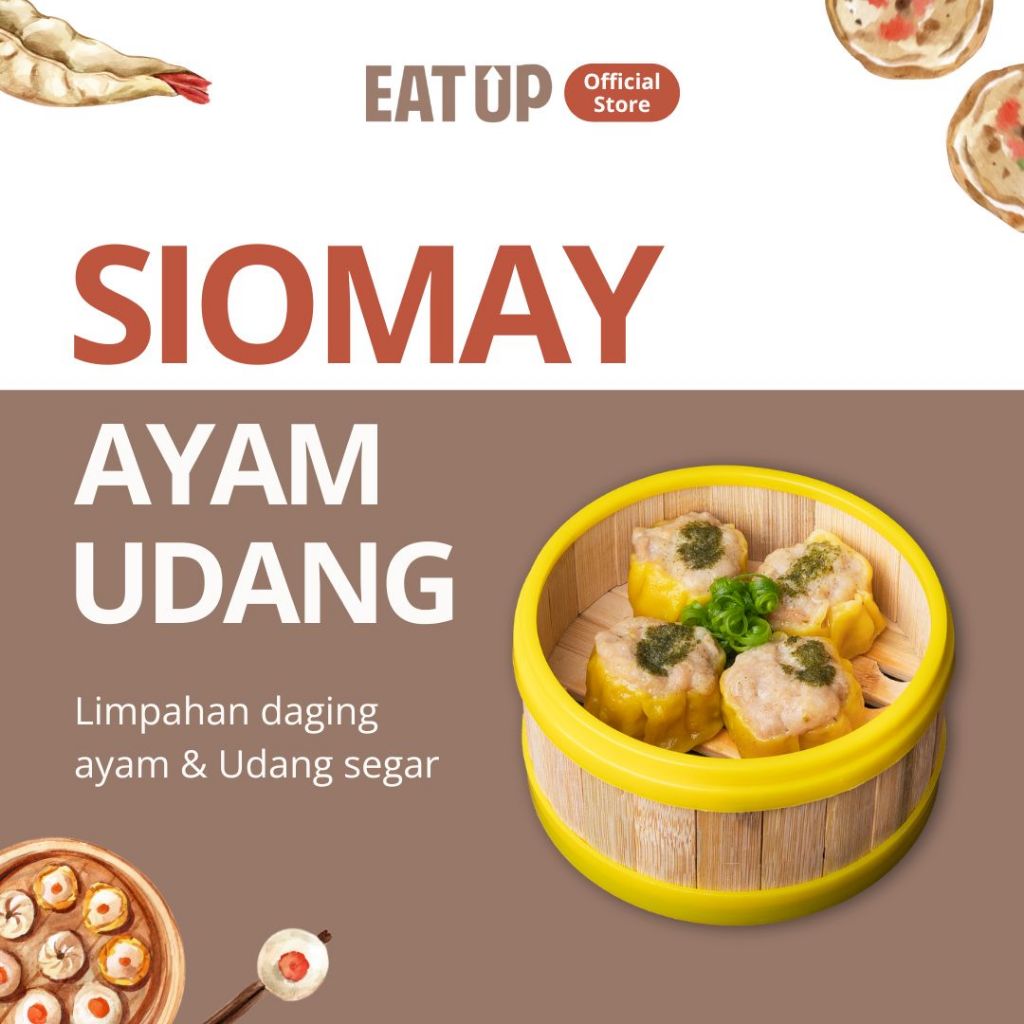 

Eat Up Dim Sum Premium Siomay Ayam Udang Frozen