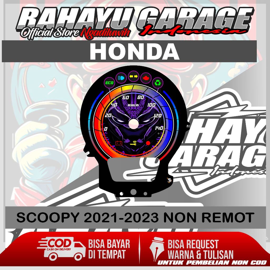 PANEL SPEEDOMETER CUSTOM SCOOPY 2021 2023