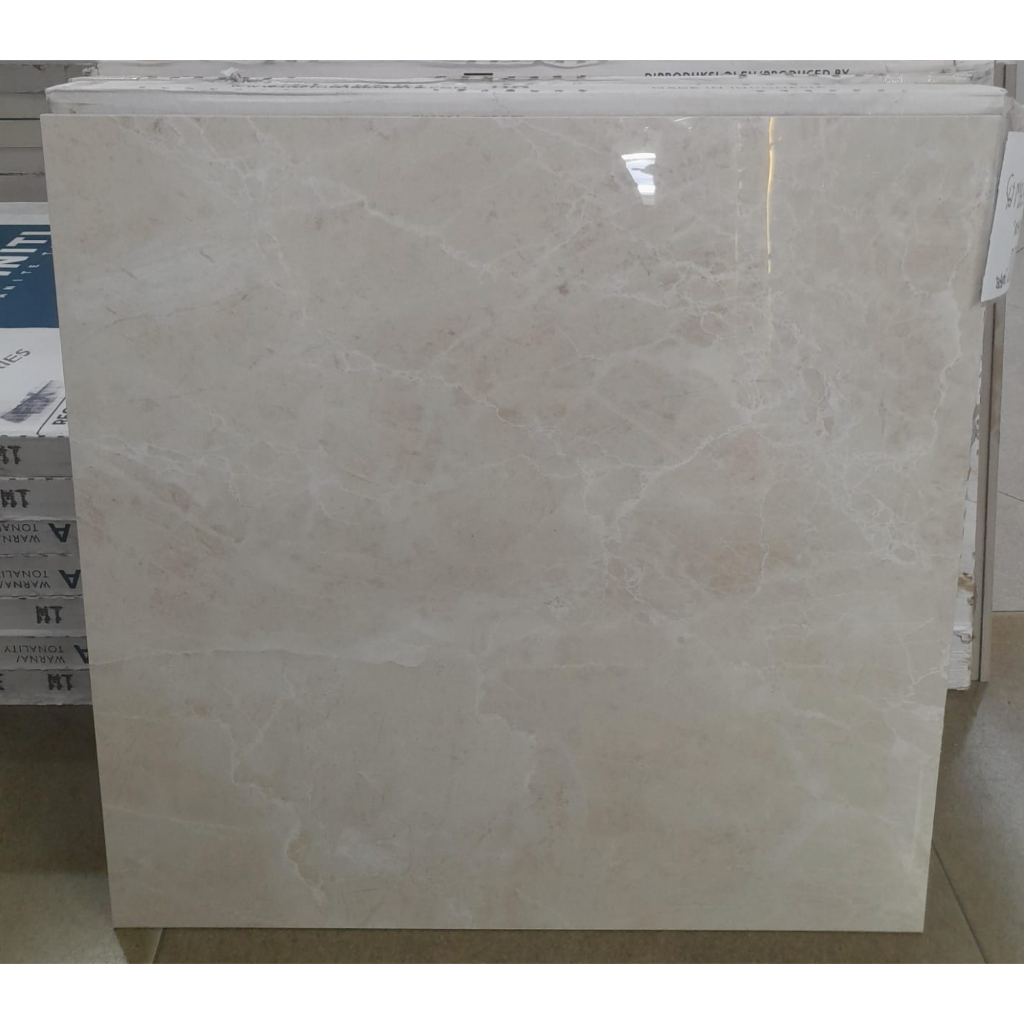 INFINITY GRANIT TILE RUSSEL CREAM 60X60 KW1 GLAZED POLISHED