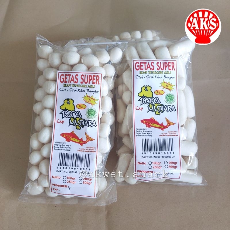 

Getas Ikan Roda Mutiara 100gr Makanan khas Bangka | Akwet Snack