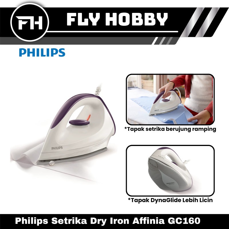 PHILIPS Dry Iron GC160 - Setrika GC 160 GC160