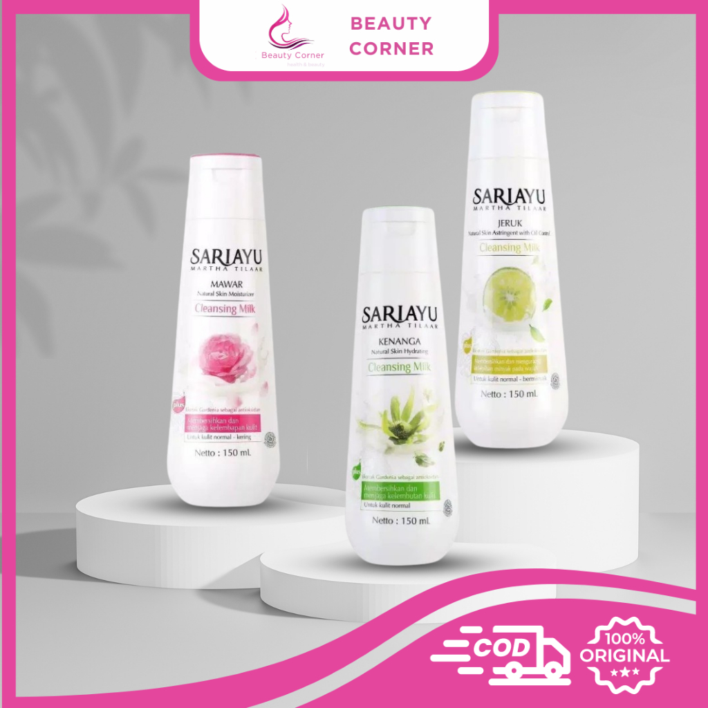Sariayu Cleansing Milk Susu Pembersih (Mawar/Jeruk/Kenanga)
