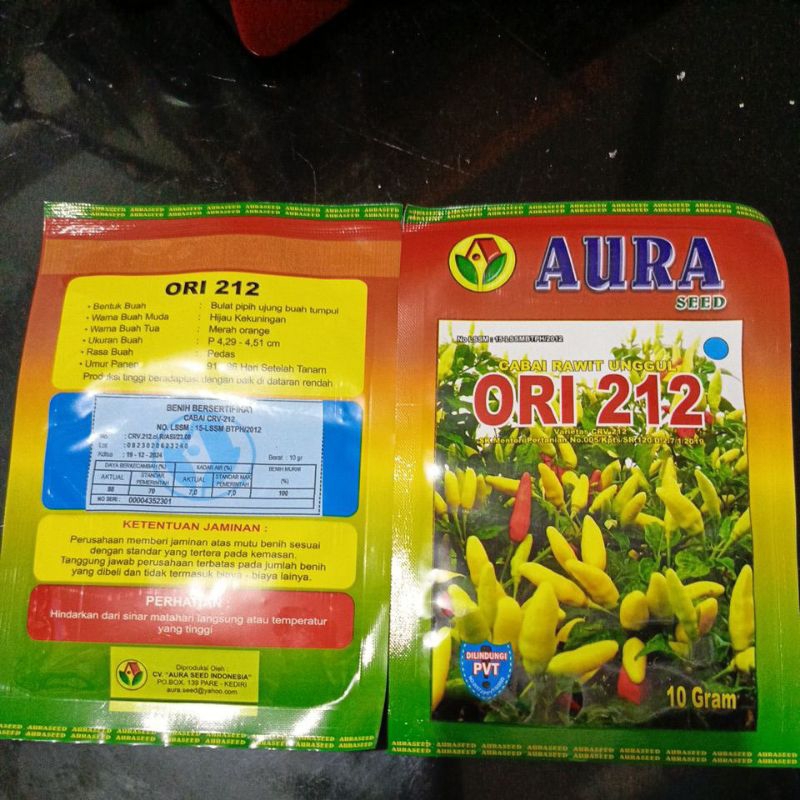 Benih cabe ORI 212