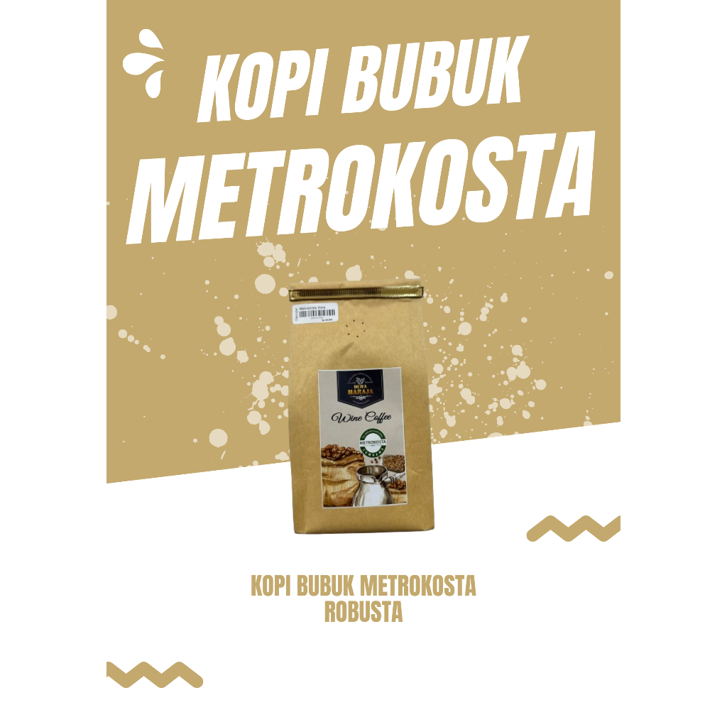 

Metrokosta Kopi Bubuk Robusta 200gr