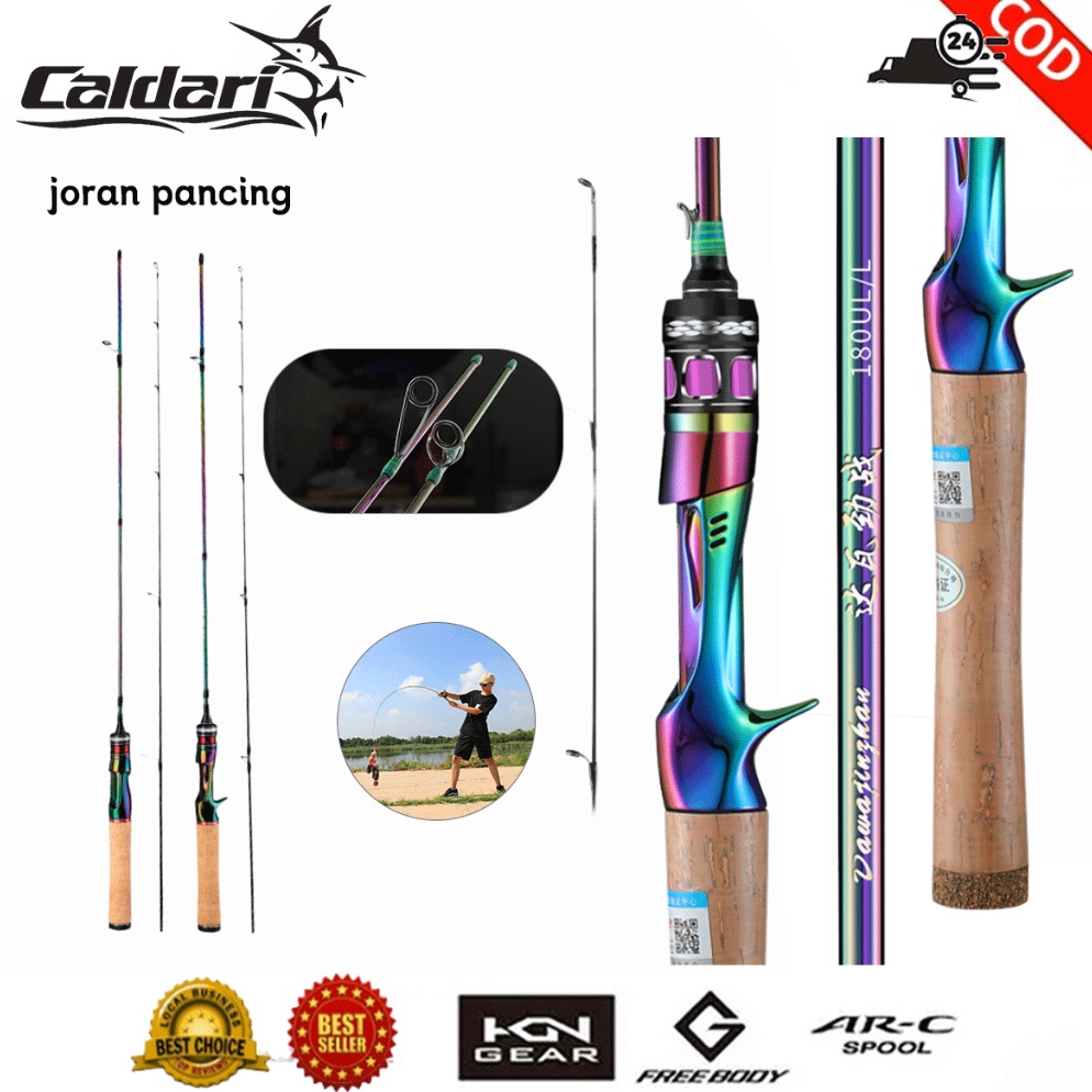 KODE W83O Joran daiwa reel joran pancing spinning joran pancing casting joran pancing reel 18cm 198c