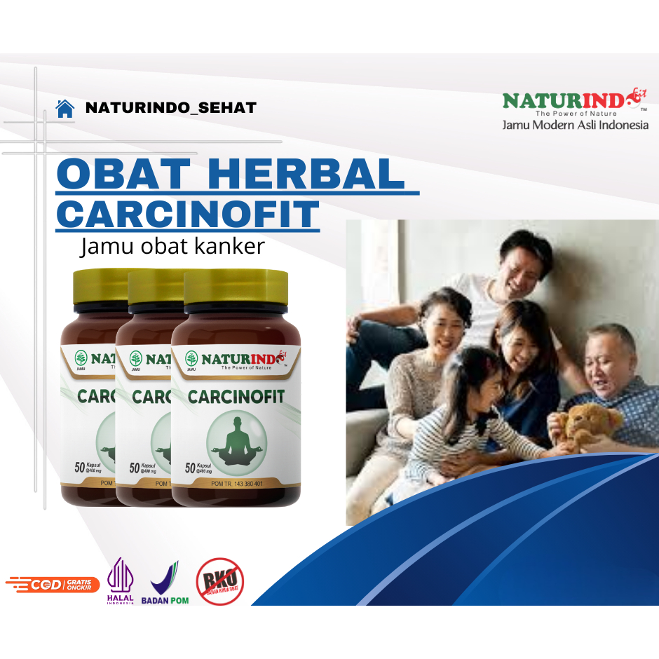 Obat Herbal CARCINOFIT Kanker Kangker Payudara Serviks Naturindo Ampuh CARCINOFIT