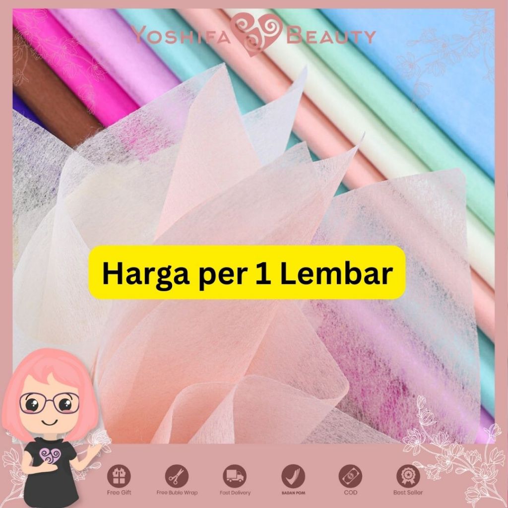 

Kertas Tissue Cotton Paper Kertas Buket Tissue per 1 lembar