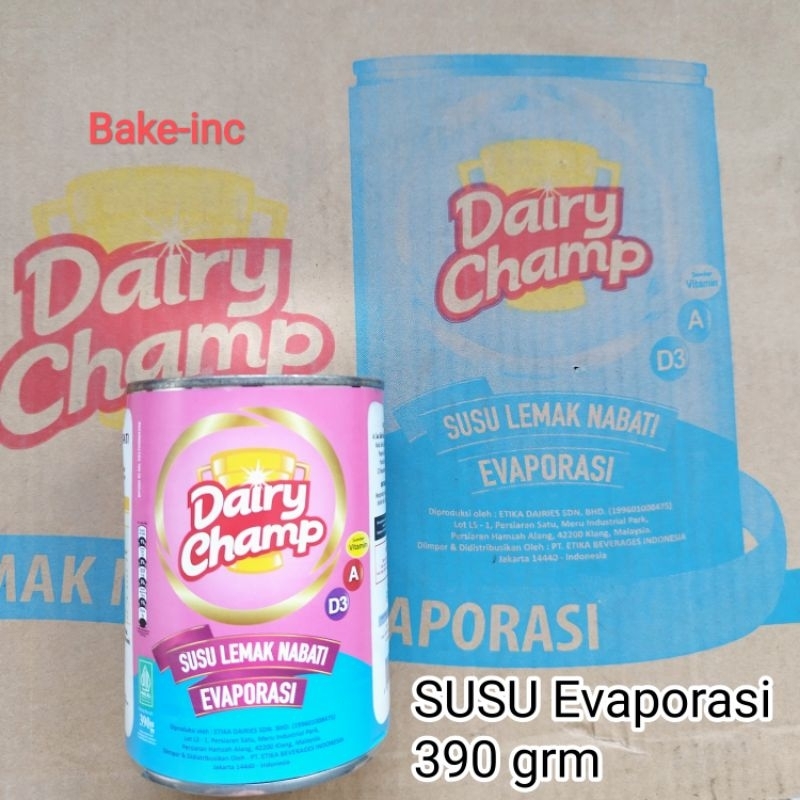 

[Bake-inc] DAIRY CHAMP SUSU EVAPORASI 390 GRM