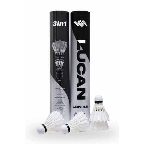 KODE K8E8 Shuttlecock badminton Lucan  Shuttlecock Lucan 3 in 1 Shuttlecock 3in1 Kok badminton
