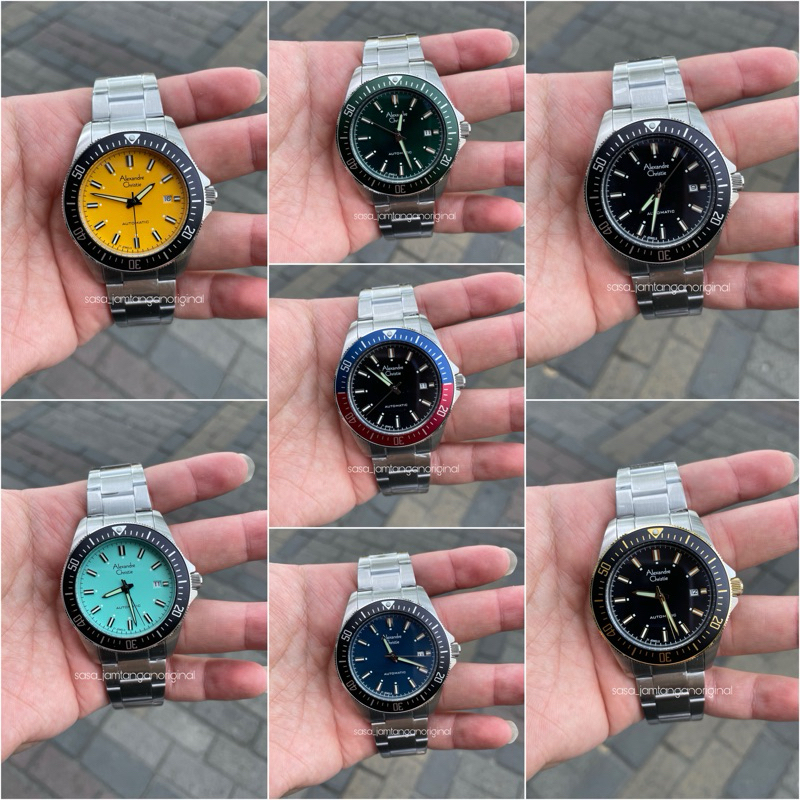 Jam Tangan Alexandre Christie AC 6676 Automatic Original Pria