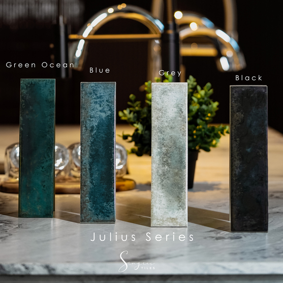 Blue Julius Singres Mosaic Tiles | Mosaic Keramik