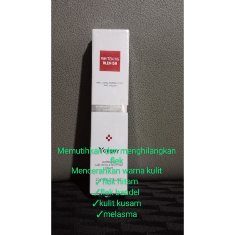 Whitening blemish cream