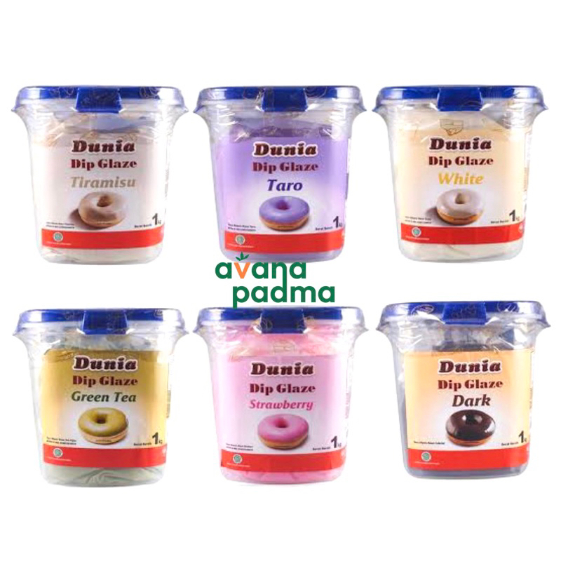 

Dunia Dip Glaze (1kg) (5 Varian Rasa)