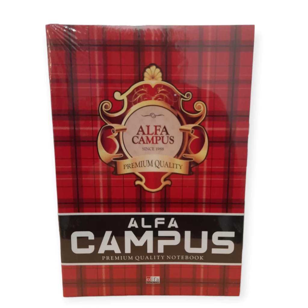 

1 Pack - Buku Tulis BESAR ALFA CAMPUS 50Lembar - Ukuran B5 (isi 10 Buku)