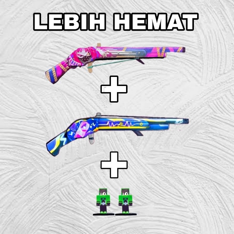 COMBO HEMAT SG RAPPER + SG ADVENTURE + PAPAN TARGET