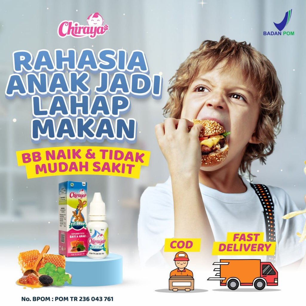 Chiraya Fit Drop Vitamin Speech Delay Dan Penambah Nafsu Makan Anak 6 12 Bulan
