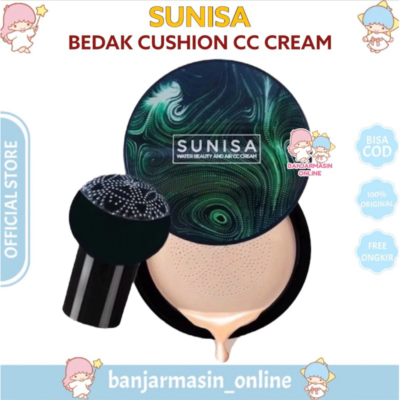 SUNISA Bedak Cushion CC Cream Bedak Sunisa