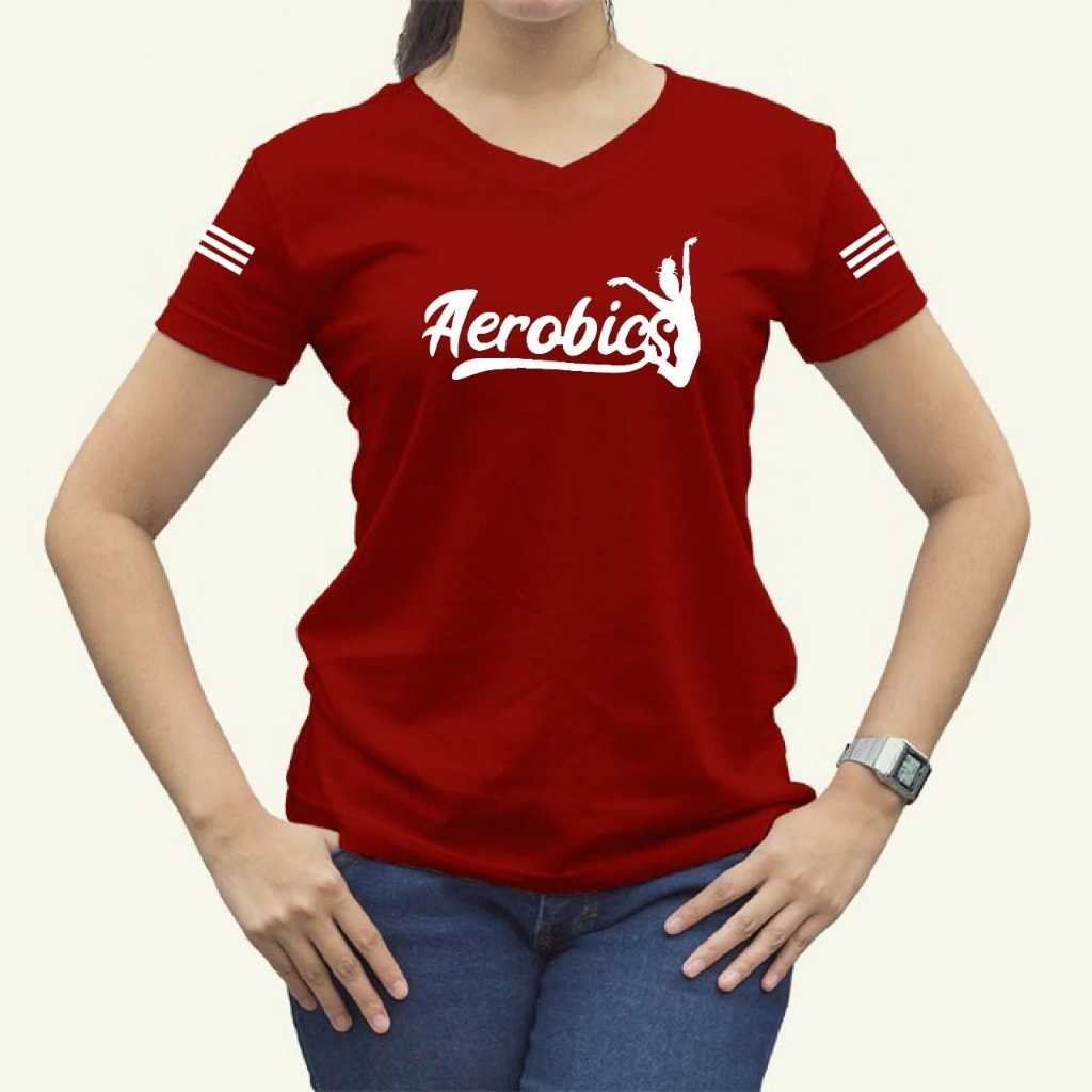 Atasan Olahraga Wanita, Baju Senam, Aerobik, Zumba, Fitness, Joging, || AEROBIK