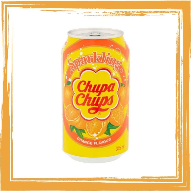 

Chupa Chups. Sparkling Orange 345ml. Soft Drink Original Korea