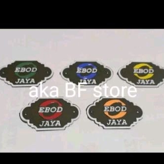 Logo ebod jaya per biji emblem merk sangkar