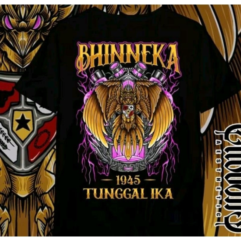 KAOS GARUDA INDONESIA BHINEKA TUNGGAL IKA