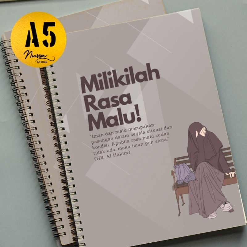 

NoteBook A5 Spiral Motivasi Nasehat Hijrah Buat Kado, Merchandise, atau Hadiah