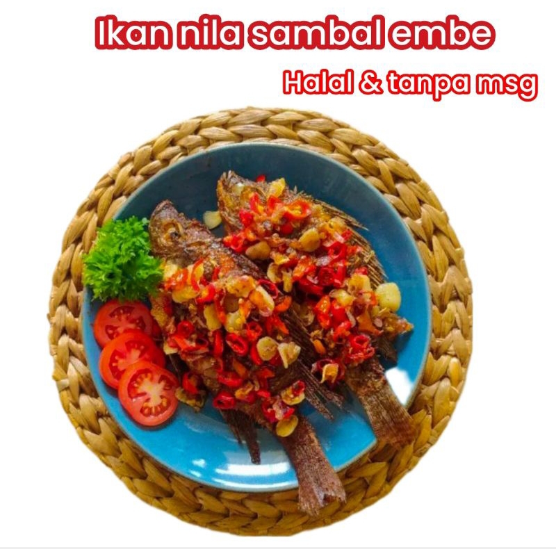 

ikan nila sambal embe bali siap homemade halal catering catering ikan nila sambal embe ready to eat