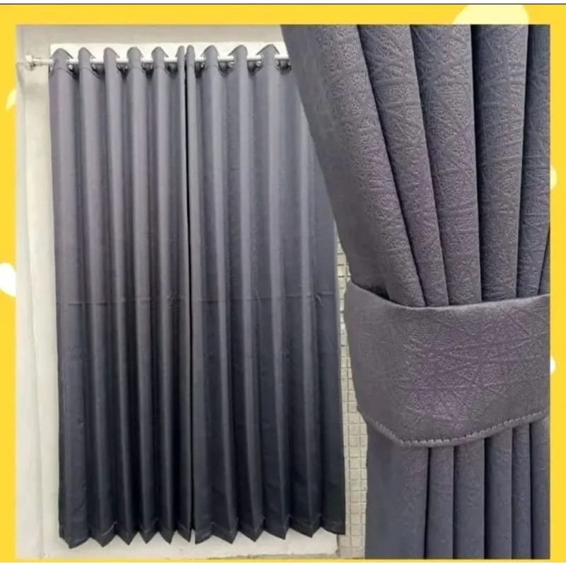Gorden Blackout Polos Gorden smokring Gorden jendela Gorden pintu