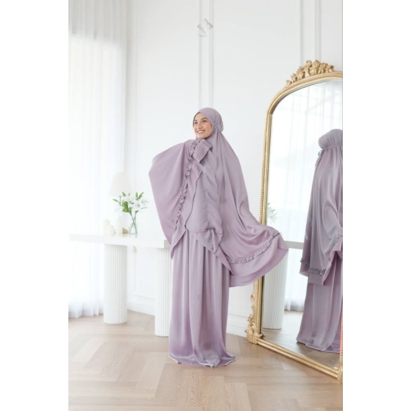 Dilovable.id | MUKENA DEWASA MUKENA SHAFANA MUKENA DEWASA REMPEL MUKENA SILK MUKENA RESLETING TWO IN