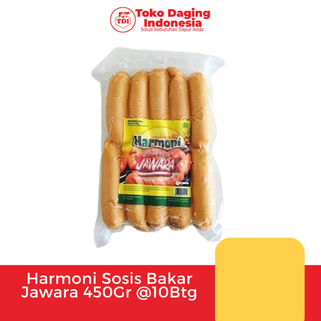 Harmoni Sosis Bakar Jawara 450Gr @10Btg