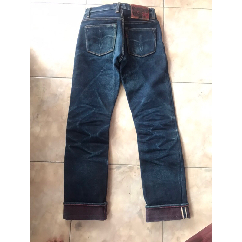 Oldblue Co. (2nd) 7.75 cut, -31-33 OZ (Selvedge Crimson Red)