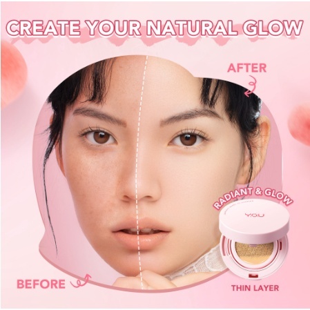 [C205 HONEY BEIGE] YOU The Simplicity Color Corrector CC Cushion 15G