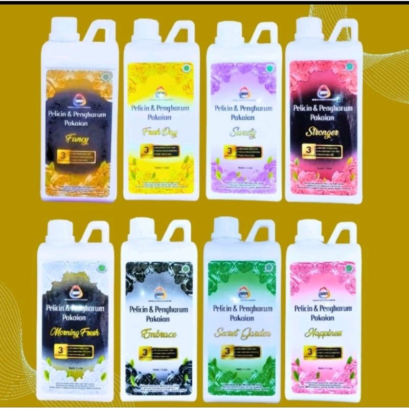Pelicin Pewangi Pakaian Setrika Parfum Parfume Laundry BRM Wangi Segar Tahan Lama
