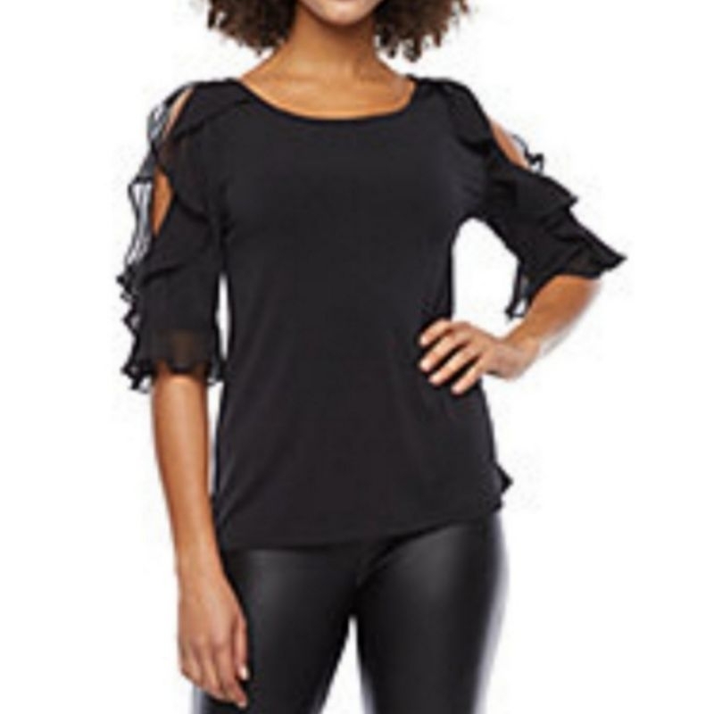 ld150 140 130 120 Jumbo Branded Blouse Bahu Bolong Bold Elements