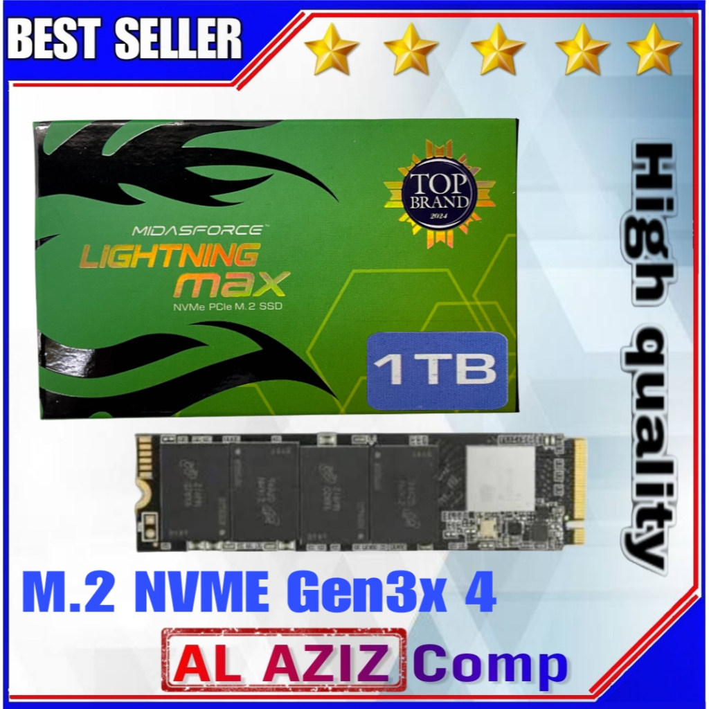 SSD M.2 NVME 1 TB MIDASFORCE RESMI