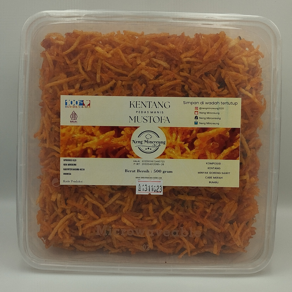 

Kentang Mustofa Rasa Balado 500 gram