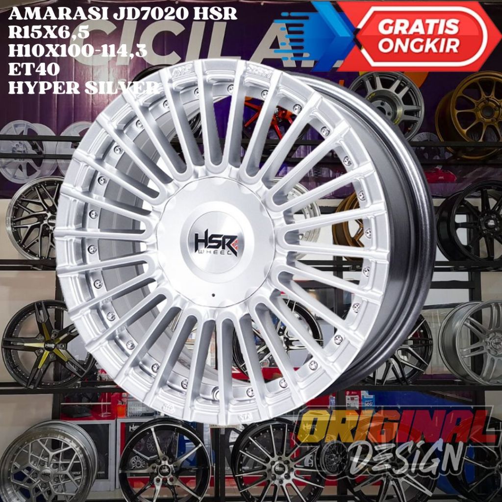 Velg Mobil APV , LUXIO , GRANMAX , NEW CARRY , HSR AMARASI RING 15 R15