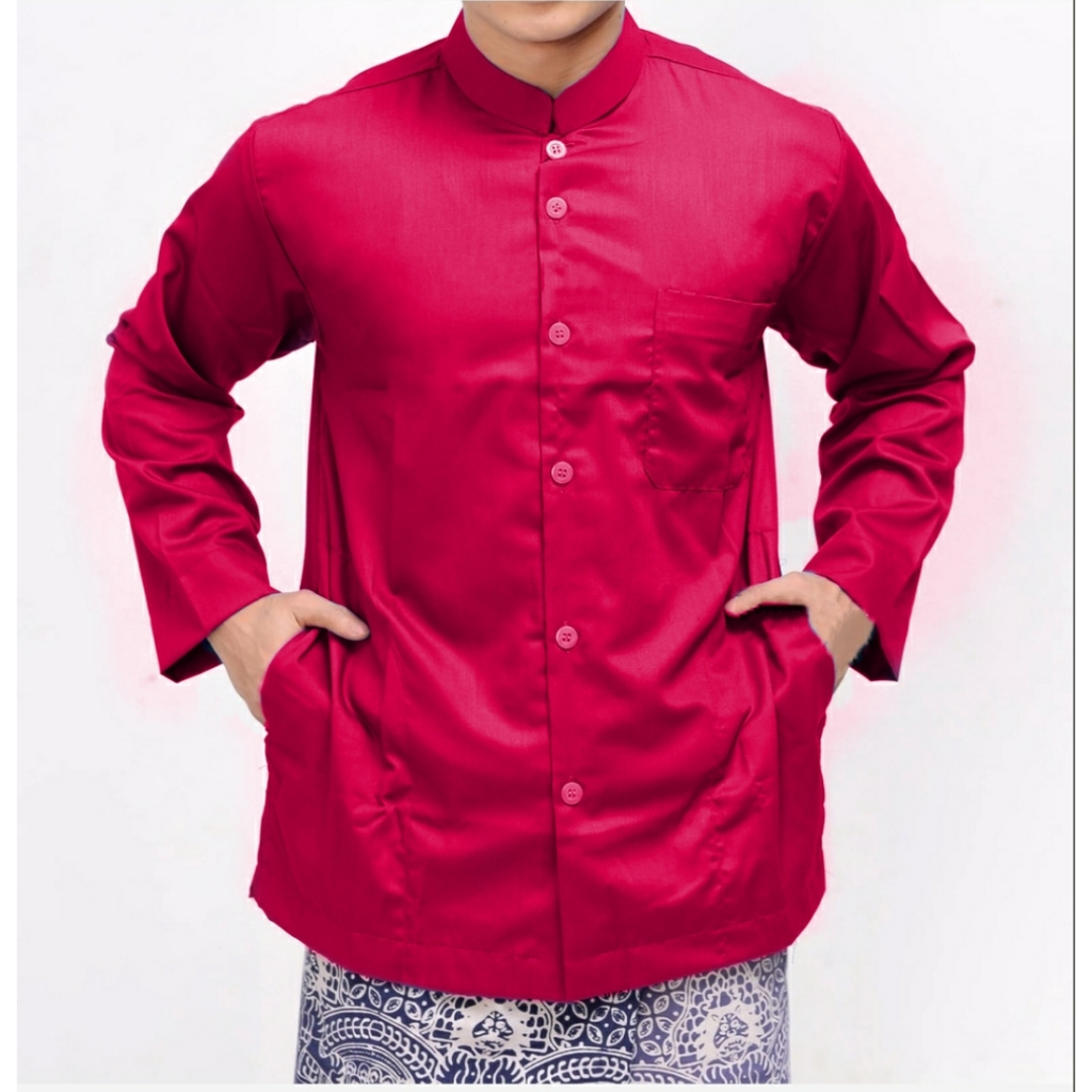 merek C&R baju koko amu baju koko haibah jenis bahan katun toyobo premium berbagey ukuran kumplit ba