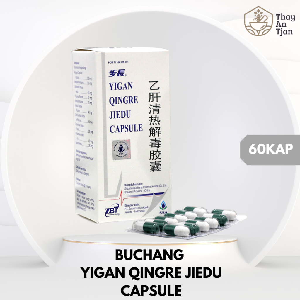 BUCHANG YIGAN QINGRE JIEDU CAPSULE | OBAT HEPATITIS B | OBAT LIVER