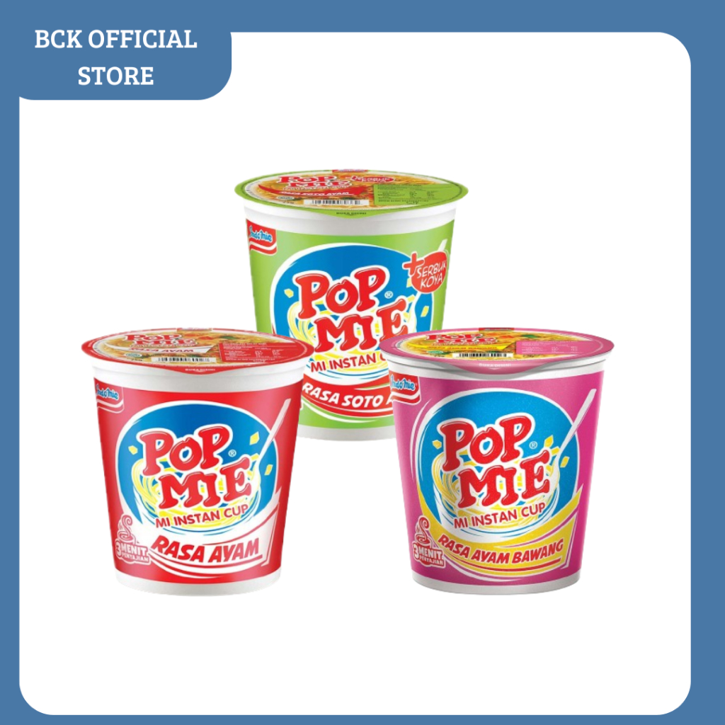 

Pop Mie Rasa Soto Ayam & Pop Mie Rasa Ayam 75gr (PCS)