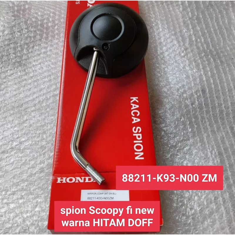 spion mirror Scoopy fi warna hitam DOFF/88211k93n00zm