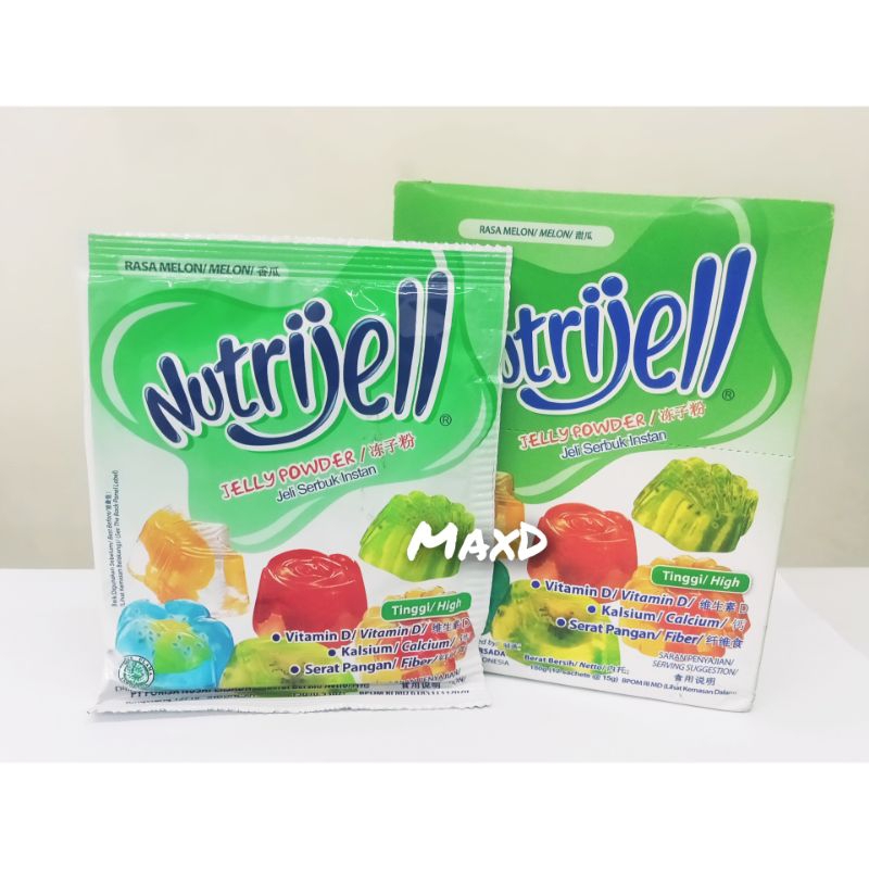 

Nutrijell Jelly Serbuk Instan Rasa Melon 15g ×12 Pcs 1 Box