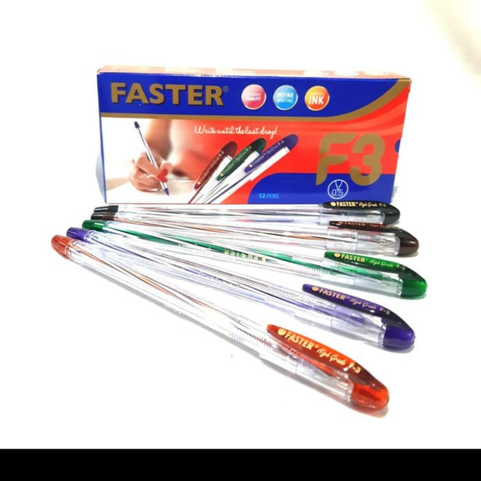 

Faster-F3-Pulpen isi 12- 1pack