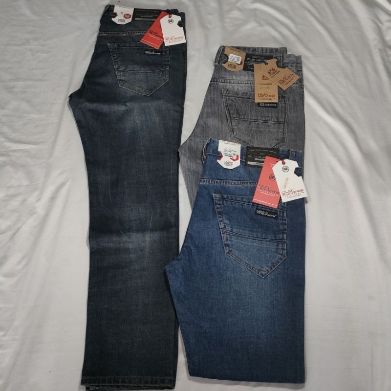CELANA JEANS PRIA SLIM FIT | OLD NEVER | OLD RUNERS