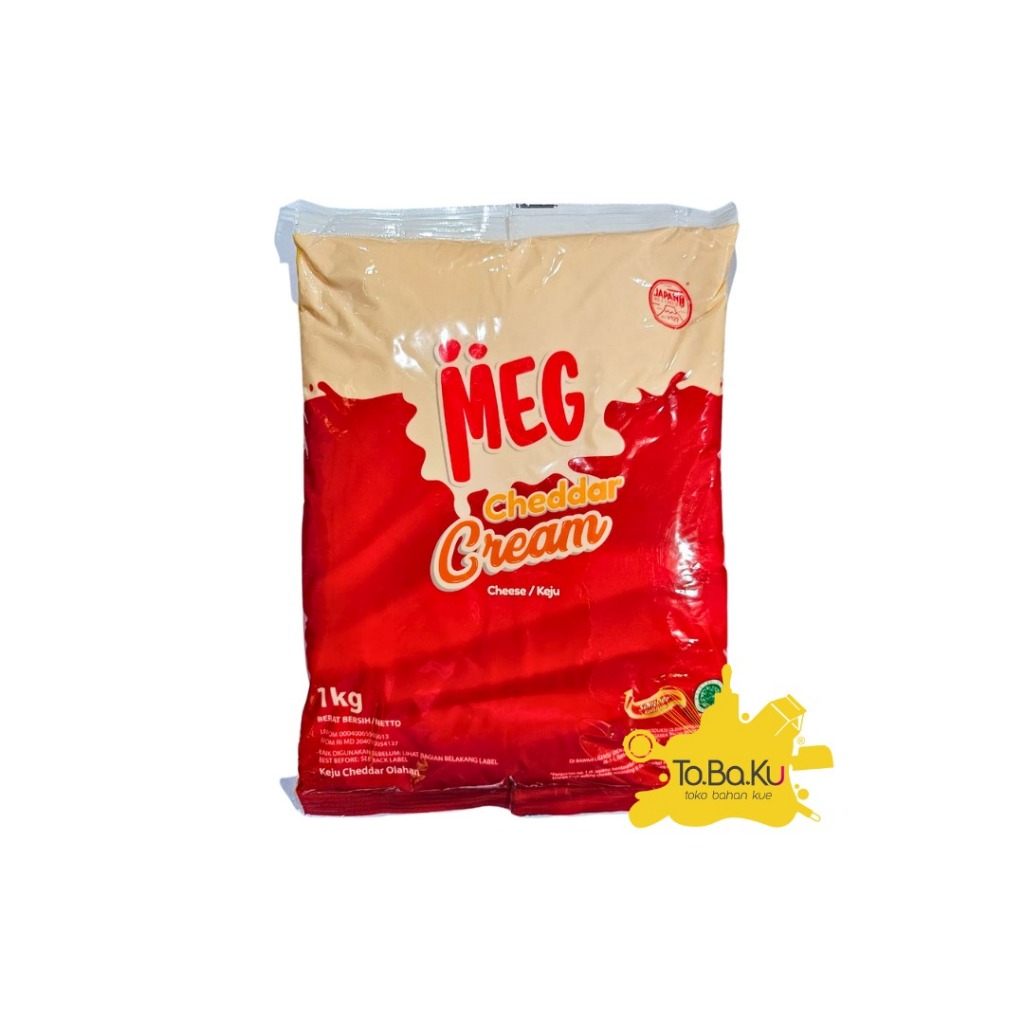 

Meg Cheddar Cream Keju 1kg