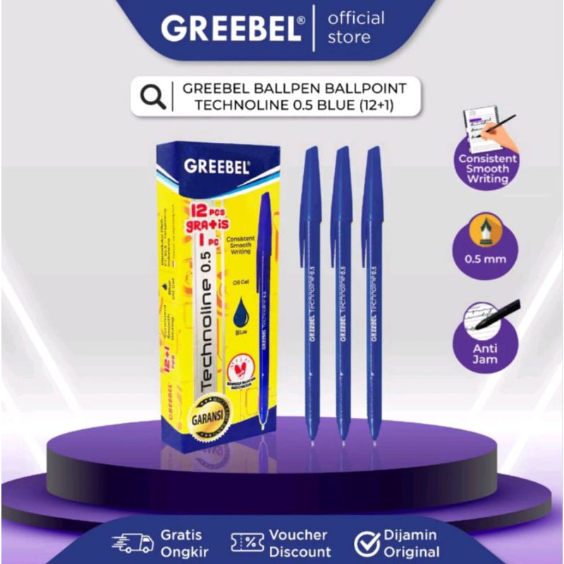 

Pulpen Greebel Technoline 0.5 mm